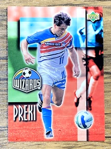 Upper Deck Bandai MLS Card 1997 #19 Preki Kansas City Wizards - Picture 1 of 2