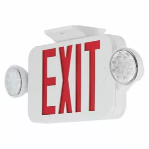 Progress Lighting PECUE-UR-LED Exit Sign - Red Letter - LED- Double Sided - NEW - Picture 1 of 1