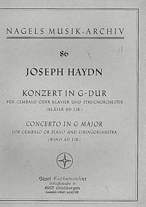 Joseph Haydn : Konzert in G-Dur für Cembalo oder Klavier und Streichorchester - Bild 1 von 1