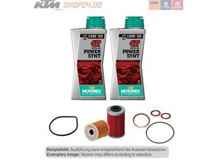 Ölfilterset 350 400 620 640 LC4 1994-2001 Motorex 10W50 Microfilter für KTM - Bild 1 von 1