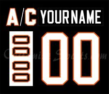 All Star Customized Number Kit For 1993 Black Uniform