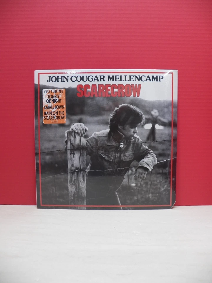 JOHN COUGAR MELLENCAMP Scarecrow 1985 VINYL 824865-1 RIVA POLYGRAM (c331)