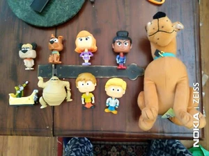 9 SCOOBY DOO ShaggyMuttleyDaphneFredDeeDee TOYS LOT Scoob! BobbleHeads Funk Pop? - Picture 1 of 10