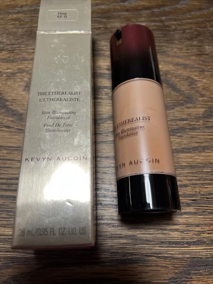 1 PACK KEVYN AUCOIN THE ETHEREALIST SKIN ILLUMINATING FOUNDATION DEEP EF 12 NIB - Image 1 of 1