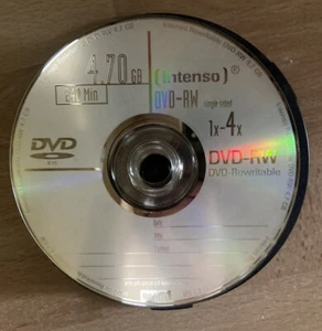 18 DVD Intenso DVD+RW 4x réinscriptibles 18 DEJA UTILISES 4.7gb - Photo 1/1