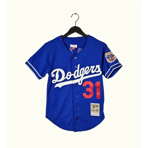 Mike Piazza Mitchell & Ness Cooperstown Collection 1997 LA Dodgers Jersey Cover