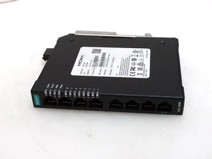 MOXA 3093019000053 INDUSTRIAL 8-PORT ETHERNET SWITCH 12-48VDC INPUTS SDS-3008 - Picture 1 of 5