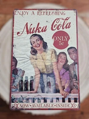 🍀 Blechschild Metallschild Gaming Series Fallout Nuka Cola Tin Sign - Bild 1 von 2
