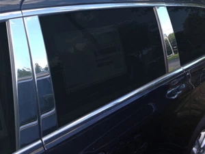 Stainless Chrome Pillar Posts 6PCS QAA Window Trim FOR Chrysler Voyager 2020 - Picture 1 of 1