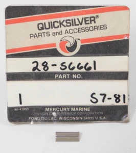 Genuine OEM Mercury Quicksilver Marine Water Pump Impeller Drive Key 28-56661 - Imagen 1 de 3