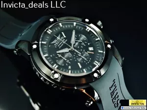Tresod Men's NAVMASTER Chronograph COMBAT Black Tone Sapphire Crystal SS Watch - Picture 1 of 24