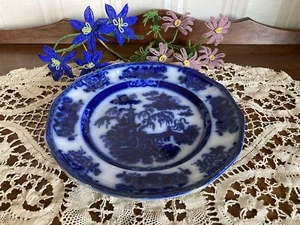Atemberaubender E. Challinor PELEW Flow Blue 9 3/4"" Teller, kostenloser Versand - Bild 1 von 8