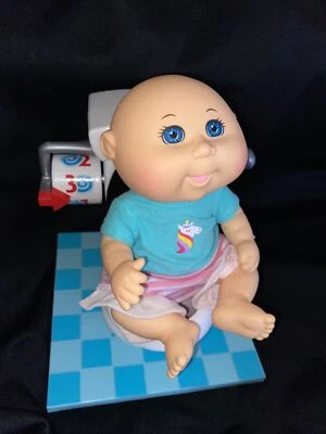 Hasbro Toilet Trouble Game for Kids With 2015 baby Cabbage Patch Going potty - Image 1 of 4