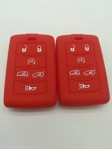 2*Fob Key Cover for 2021 2022 2023 JEEP WAGONEER GRAND WAGONEER GRAND CHEROKEE L - Imagen 1 de 5