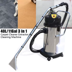 40/60L Carpet Cleaning Extractor Machine Pro Carpet Upholstery Cleaner Extractor - Picture 1 of 48