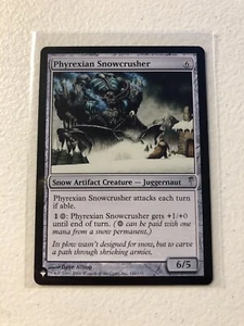 Phyrexian Snowcrusher NON FOIL Phyrexia All Will Be One MTG Magic Coldsnap Fresh - Picture 1 of 2