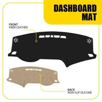 For Hyundai Sonata 2015-2019 Leather Car DashMat Dash Cover Dashboard Mat Pad - Image 1 of 4