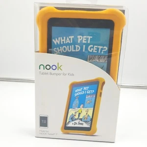 NOOK TABLET 7" ORANGE Tablet Bumper/Case - Barnes & Noble Book SEALED NEW - Picture 1 of 8