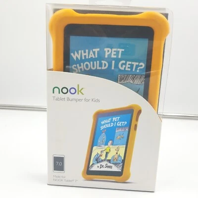 NOOK TABLET 7" ORANGE Tablet Bumper/Case - Barnes & Noble Book  SEALED NEW - Image 1 of 4