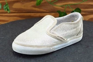 VANS Toddler Girls 7.5 Medium Beige Skateboarding Fabric - Picture 1 of 7