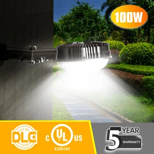 100W LED Yard Light Outdoor Garden Wall Lamp Street Security Dusk to Dawn Barn - Picture 1 of 10