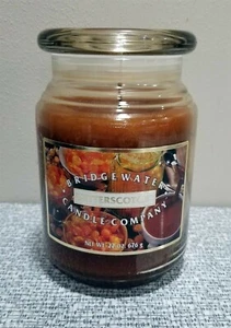 BRIDGEWATER Candle Company 22 oz Large Glass JAR BUTTERSCOTCH NOS - Picture 1 of 6