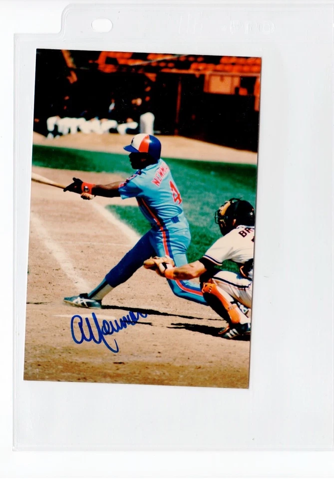 PHOTOGRAPH AUTOGRAPHED - Al Newman Montreal Expos 5x7 Photo No COA Baseball - Image 1 of 1