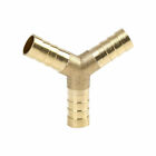 Brass Y Piece 3 WAY Joiner Fuel Hose Joiner Tee Connector Fitting Air Water Gas