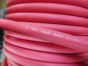 2 AWG SGX RED AUTOMOTIVE WIRE - HIGH TEMP - MADE IN USA - 50 FEET - Picture 1 of 4