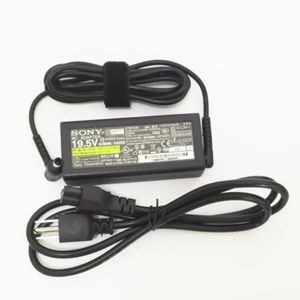 Original Battery Charger For Sony Vaio 19.5V 3.3A Vgp-ac19v63 Laptop AC Adapter - Picture 1 of 3