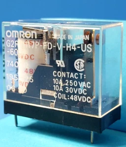 SIGNAL RELAY, G2R-111-7P-FD-V-H4-US-, OMRON, 10A, 250VAC, 30VDC, (ONE) - Picture 1 of 7