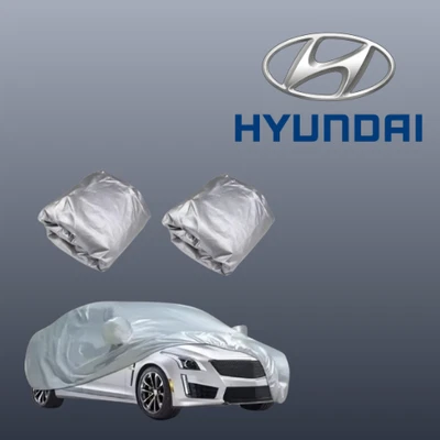 For All Hyundai Size L Car Cover Sedan Waterproof Universal Dustproof Sunproof - Image 1 of 4