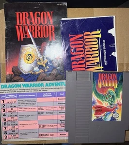 Nintendo Dragon Warrior With Both Books And Guide. Tested VG+ - Picture 1 of 3