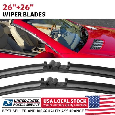 Limpiaparabrisas de 26"+26" calidad premium para Mercedes-Benz E320 2003-2008 Foto 1 de 4