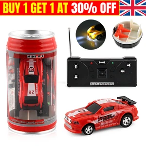 Mini Coke Can Speed Car RC Radio Remote Control Micro Racing Car Toy Kids Gifts - Picture 1 of 16