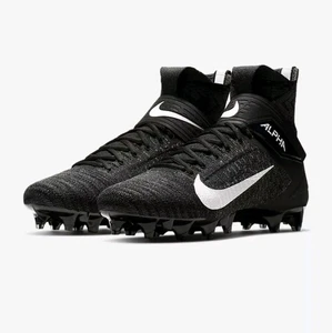 Size 11 Nike Men's Alpha Menace Elite 2 Football Cleats Black AO3374-001 NEW - Picture 1 of 6