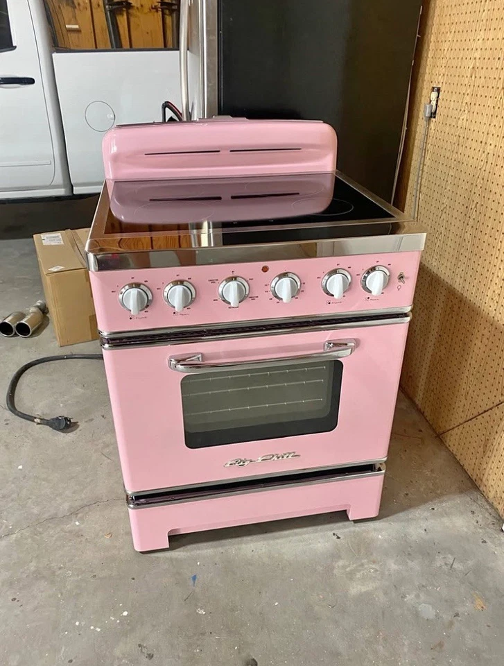 Horno de Inducción Retro Pink Big Chill 30" Foto 1 de 4