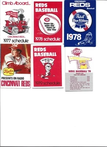 1978 Cincinnati Reds Baseball Spielplan Stroh's Beer - Bild 1 von 1