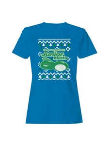 Officially Licensed Junior Mints Minty Holiday Design Women's T-shirt - Picture 1 of 9