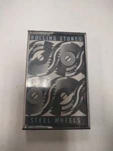 THE ROLLING STONES - STEEL WHEELS CASSETTE TAPE LIKE NEW OOP - Picture 1 of 3