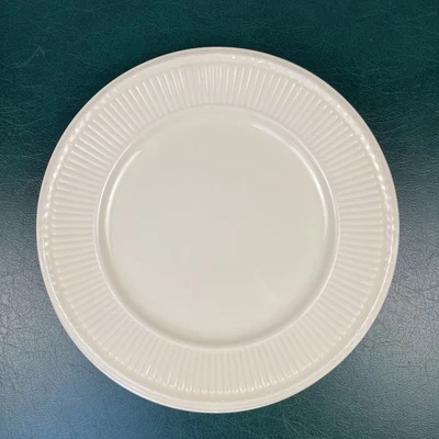 SET OF 2 Wedgwood Etruria Barlaston EDME Ivory 10 3/8" Dinner Plates. England - Image 1 of 3
