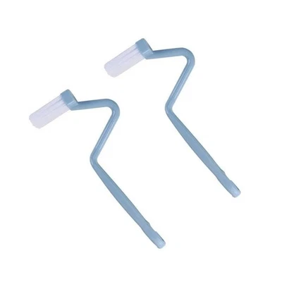 Escova sanitária curva 1/2/3 peças cabo longo escovas de limpeza doméstica profunda - Imagem 1 de 3