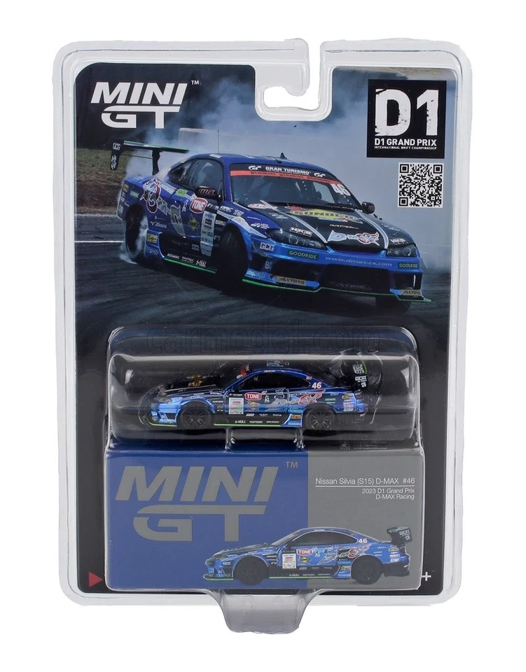 1/64 MINI-GT - NISSAN - SILVIA (S15) TEAM D-MAX RACING N 46 GRAND MGT00857-BL - Immagine 1 di 1