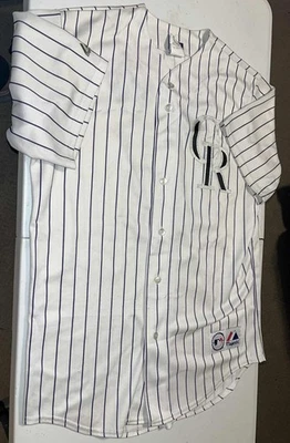 Camiseta Majestic Colorado Rockies Helton 17 L Foto 1 de 4