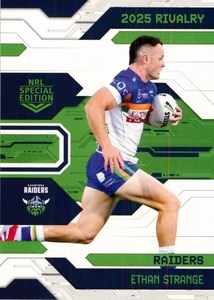 2025 Canberra Raiders NRL TLA Special Edition Rivalry Card - Ethan Strange - Picture 1 of 3