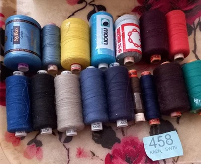16 Reels Of Sewing Threads. Sylko, Moon And Coats Included. Plenty Of Use Left - Image 1 of 4