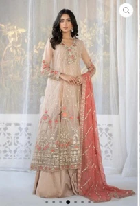Maria B Embroidered Organza Suit XS - Picture 1 of 7