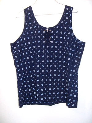 Energie Size 3X Sleeveless Paisley Top - Image 1 of 4