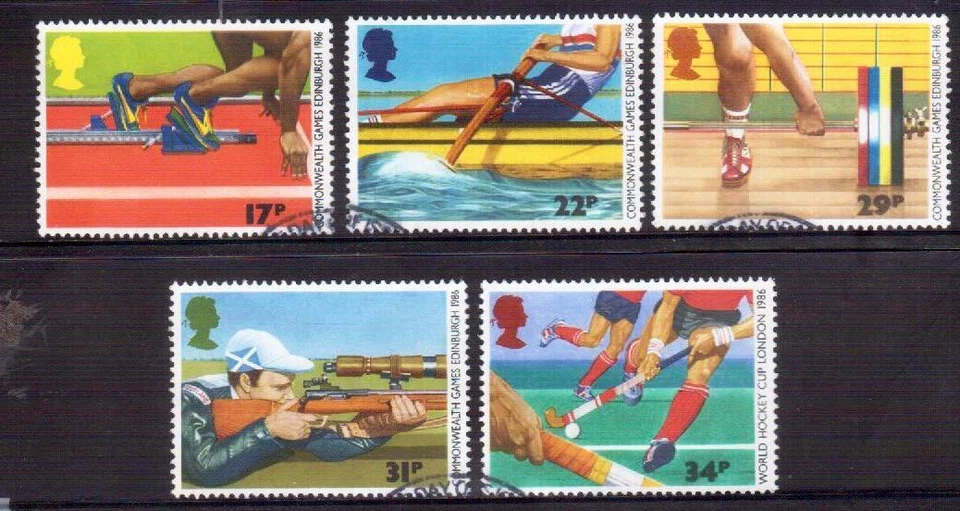 GRAN BRETAÑA 1986 Edimburgo Comm Games usado Foto 1 de 1