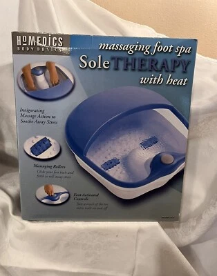 Baño de pies HoMedics spa masajeador con terapia de suela azul calor Foto 1 de 4